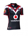 Full view of Canterbury Warriors Adult Home Replica Jersey