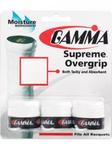 Full view of Gamma Supreme Overgrip Three Pack
