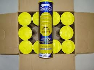 Slazenger Hardcourt Tennis Ball - Box of 4 Ball Cans from Wright Sports