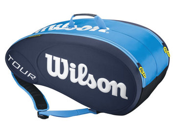 Wilson Tour Moulded 9 Pack Blue Juice from Wright Sports