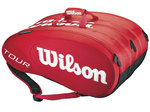 Full view of Wilson Tour Moulded 15 Pack Red