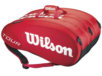 Wilson Tour Moulded 15 Pack Red from Wright Sports